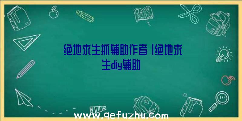 「绝地求生抓辅助作者」|绝地求生diy辅助